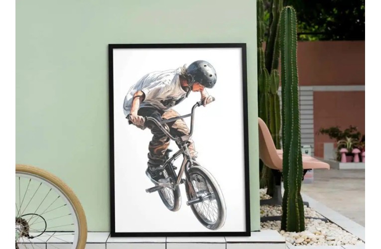 Αφίσα Αθλητικων Δραστηριοτήτων "Ποδήλατο BMX "