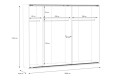 Ντουλάπα  HAYATO 270cm  