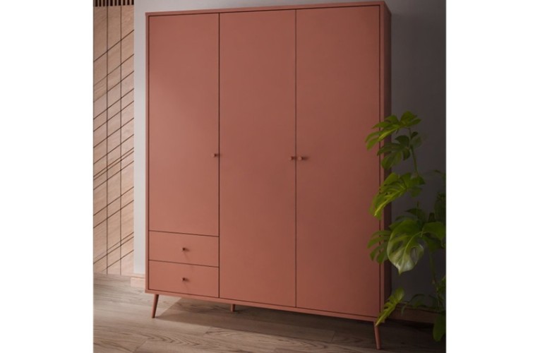 Ντουλάπα HARLSSON 154cm χρώμα δρυός Mauvella