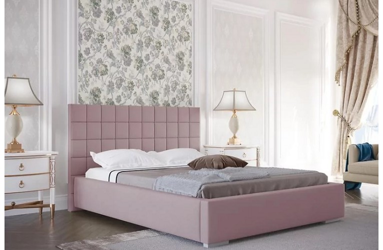 Κρεβάτι SHERA ροζ  με αποθηκευτικό χώρο