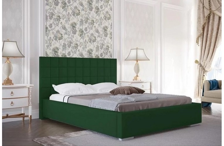 Κρεβάτι SHERA πράσινο με αποθηκευτικό χώρο