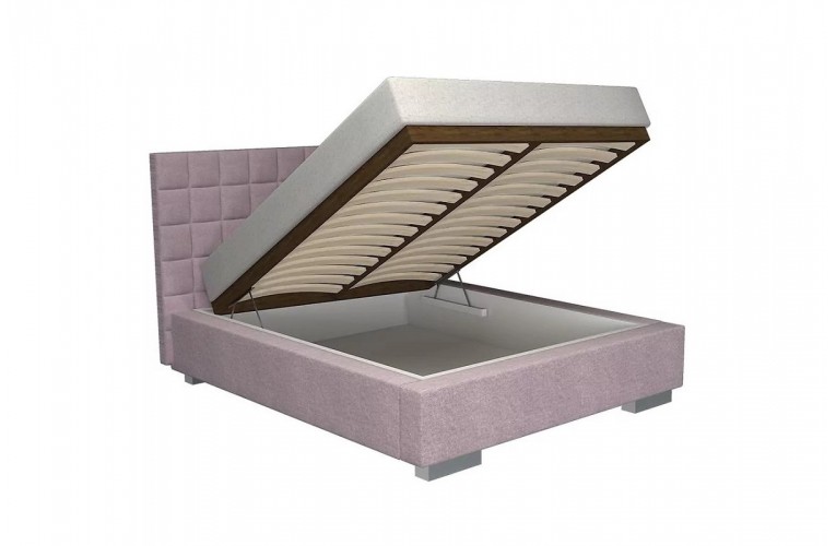 Κρεβάτι SHERA ροζ  με αποθηκευτικό χώρο