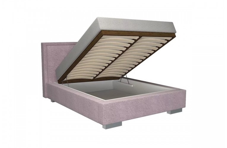 Κρεβάτι VENUS ροζ με αποθηκευτικό χώρο
