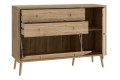 Μικρός μπουφές HARLSSON 125cm χρώμα δρυός mauvella 