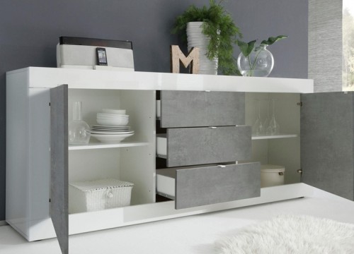 Μπουφές συλλογής BASIC 2D3S BETON