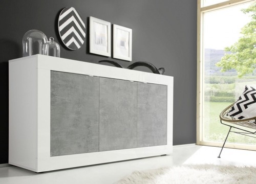 Σύνθεση σαλονιού συλλογής BASIC 6 BETON