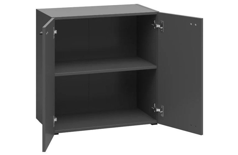 SYSTEM 64 Σύνθετο σαλονιού χρώμα γραφίτη - δρυός