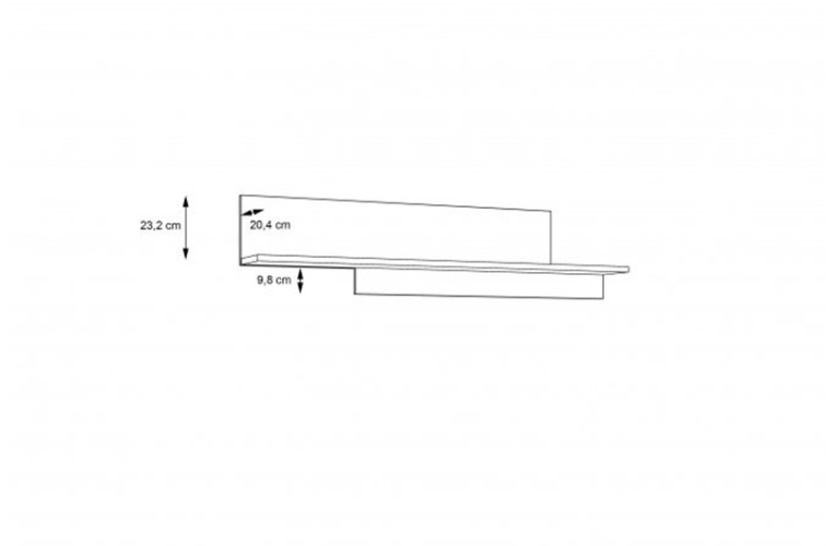Ράφι HAYATO 155 cm