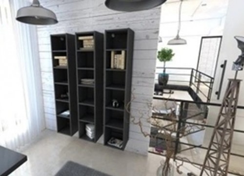 Σετ ραφιών KWADRO K160 x 3 Μαύρο