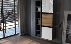 Κρεμαστή σύνθεση ραφιού-ντουλαπιών KWADRO 80-85 Μαύρο - μαύρο, λευκό - μαύρο , wotan - μαύρο, λευκό Κρεμαστή σύνθεση ραφιού-ντουλαπιών KWADRO 80-85 Μαύρο - μαύρο, λευκό - μαύρο , wotan - μαύρο, λευκό