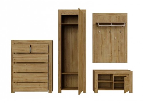 Επιπλο εισόδου HOLTEN 3 χρώμα δρυός Επιπλο εισόδου HOLTEN 3 χρώμα δρυός