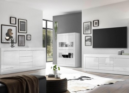 Σύνθετο σαλονιού BASIC 4 ΛΕΥΚΟ