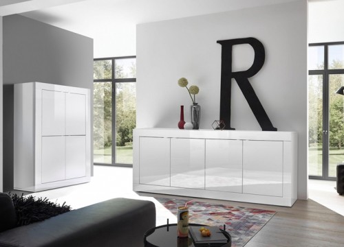 Σύνθετο σαλονιού BASIC 5 ΛΕΥΚΟ