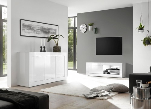 Σύνθετο σαλονιού BASIC 6 ΛΕΥΚΟ