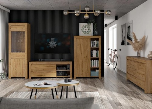 Σύνθετο σαλονιού HOLTEN 4 χρώμα δρυός