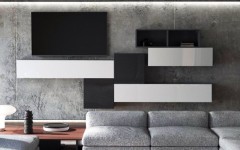 Σύνθετο σαλονιού KWADRO 320/1 Λευκό - Μαύρο 2  Σύνθετο σαλονιού KWADRO 320/1 Λευκό - Μαύρο 2