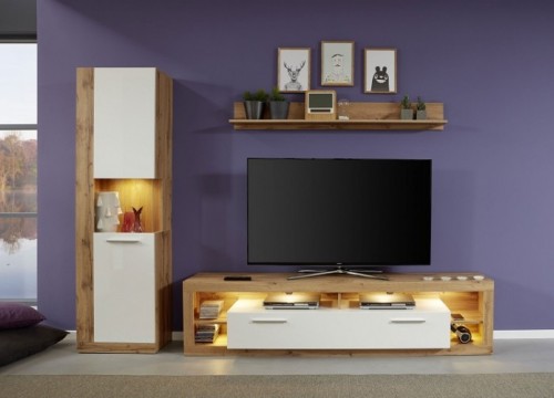 Σύνθετο σαλονιού ROCK 5 Λευκό