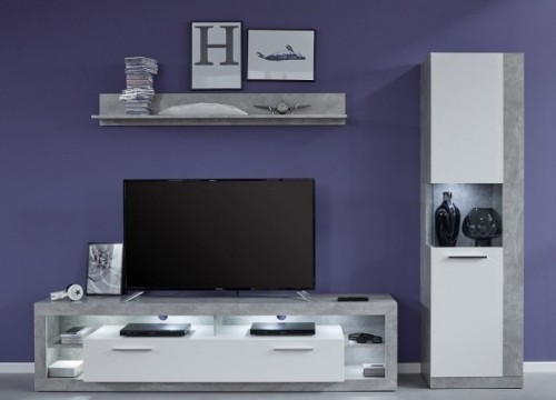 Σύνθετο σαλονιού ROCK 5 Γκρι