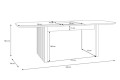 Τραπέζι επεκτεινόμενο FORMSWIFT 180 cm