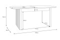 Τραπέζι επεκτεινόμενο FORMSWIFT 180 cm