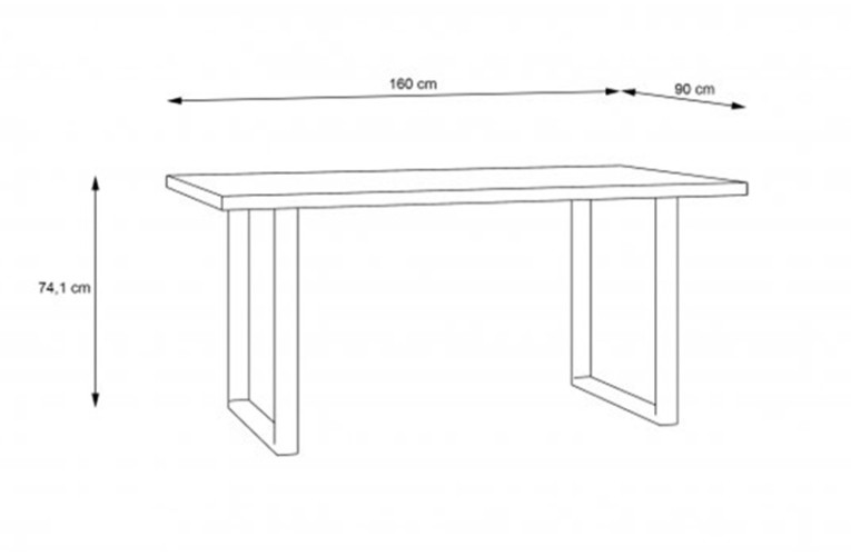 Τραπέζι HAYATO 160 cm