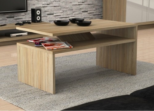 Tραπεζάκι σαλονιού PRIMA σε χρώμα δρυός SONOMA Tραπεζάκι σαλονιού PRIMA σε χρώμα δρυός SONOMA