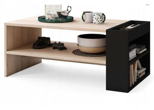 Τραπεζάκι σαλονιού NEFRI Sonoma-Μαύρο