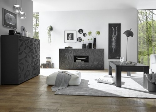 Τραπεζάκι σαλονιού  PRISMA Ανθρακί Τραπεζάκι σαλονιού  PRISMA Ανθρακί