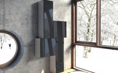 Κρεμαστή σύνθεση ντουλαπιών KWADRO 90-210 λευκό , μαύρο - λευκό ,μαύρο Κρεμαστή σύνθεση ντουλαπιών KWADRO 90-210 λευκό , μαύρο - λευκό ,μαύρο