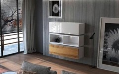Κρεμαστή σύνθεση ντουλαπιών-ραφιού KWADRO 105X3 Λευκό-λευκό,wotan Κρεμαστή σύνθεση ντουλαπιών-ραφιού KWADRO 105X3 Λευκό-λευκό,wotan